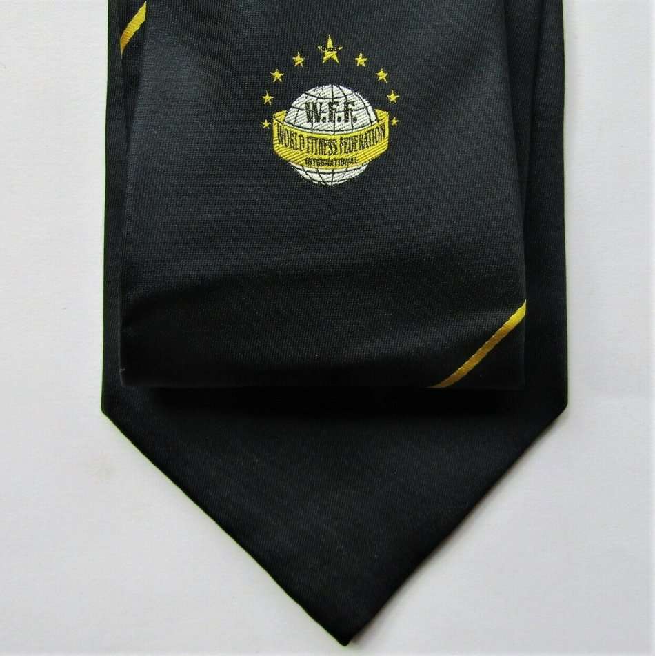 Old WFF World Fitness Federation Neck Tie