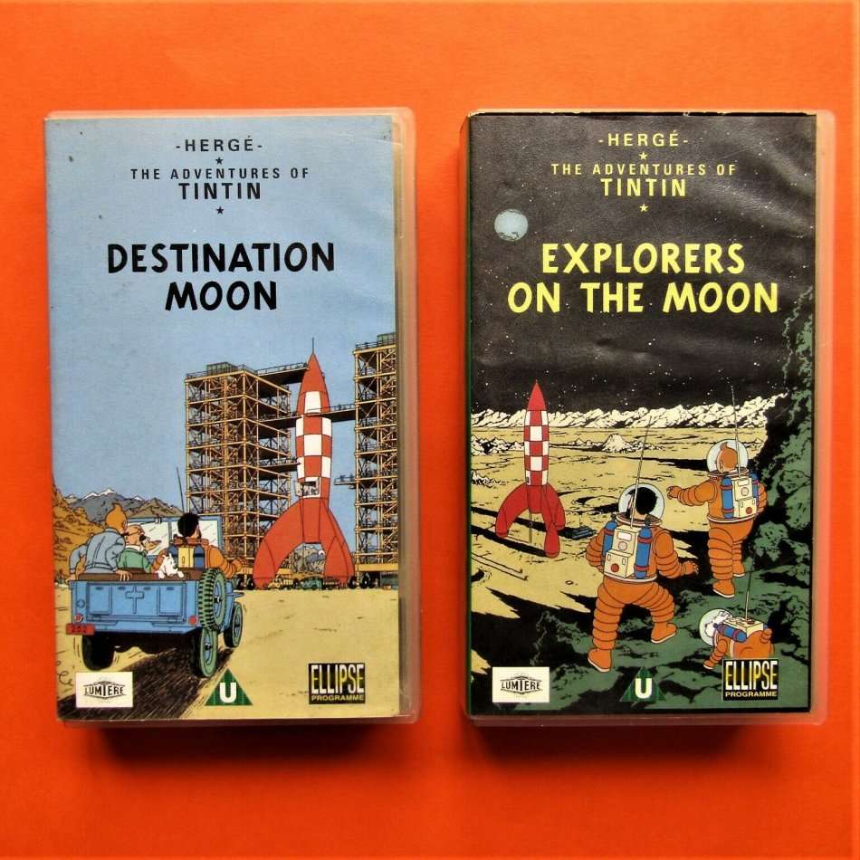 The Adventures of Tintin - VHS Tapes (1994)
