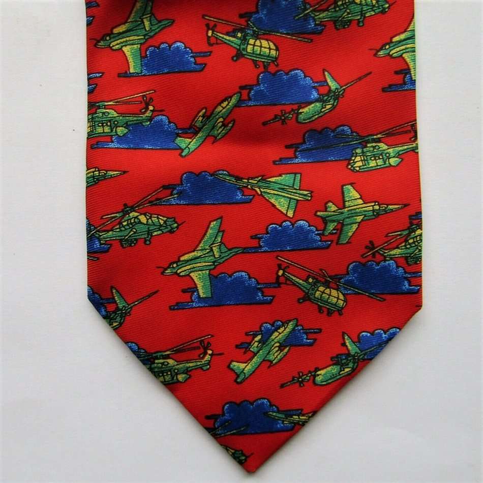Old Denel Aviation Military Aircraft Neck Tie