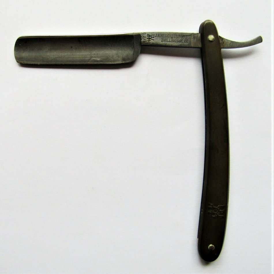 Vintage J.A. Henckels Solingen Germany Zwillingswerk 78 1/2 Straight Razor
