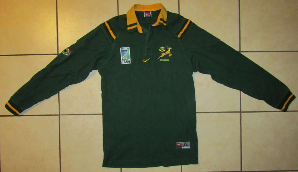1999 World Cup Nike Springbok Rugby Jersey