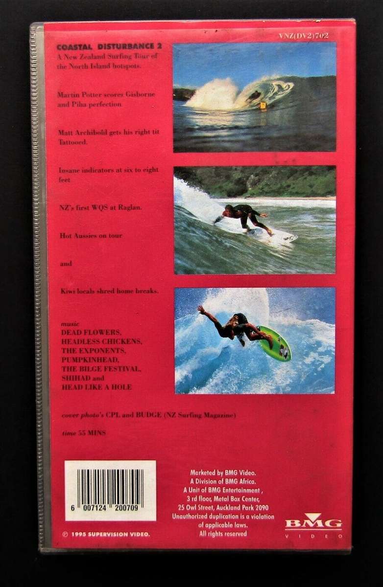 Coastal Disturbance 2 - Surfing VHS Tape (1995)