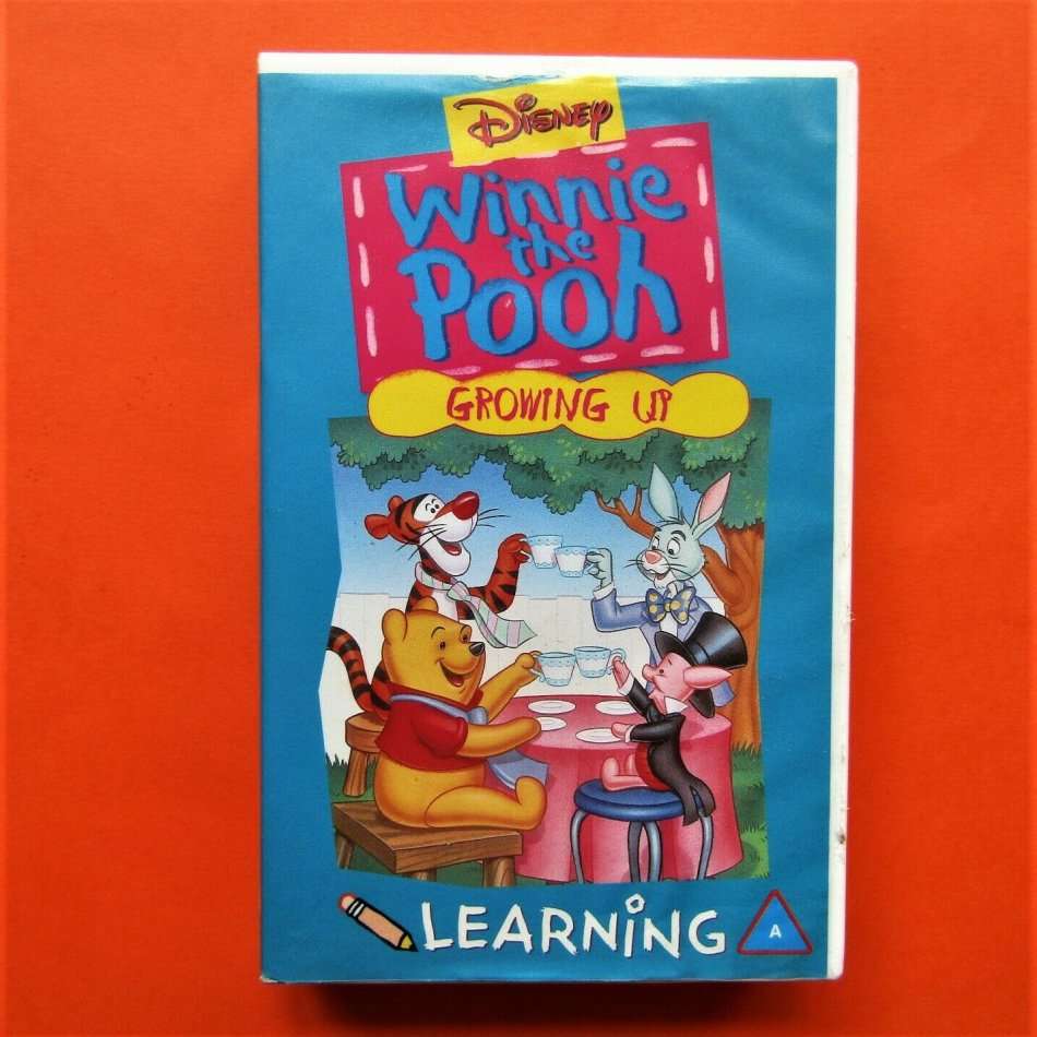 Winnie the Pooh - Growing Up - Disney VHS Tape (1997)