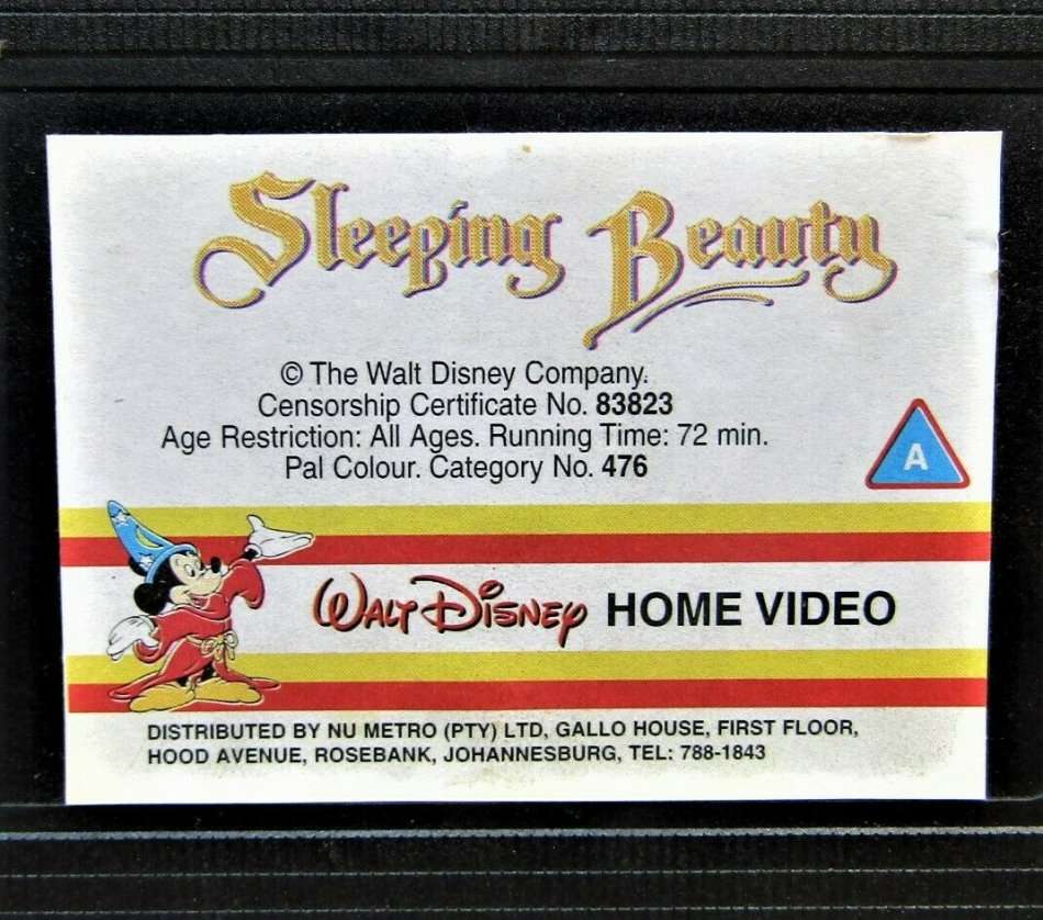 Sleeping Beauty - Walt Disney Classic - VHS Video Tape