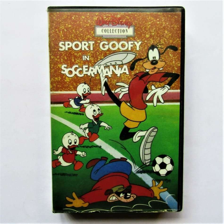 Sport Goofy in Soccermania - Walt Disney - BETA Video Tape (1988)