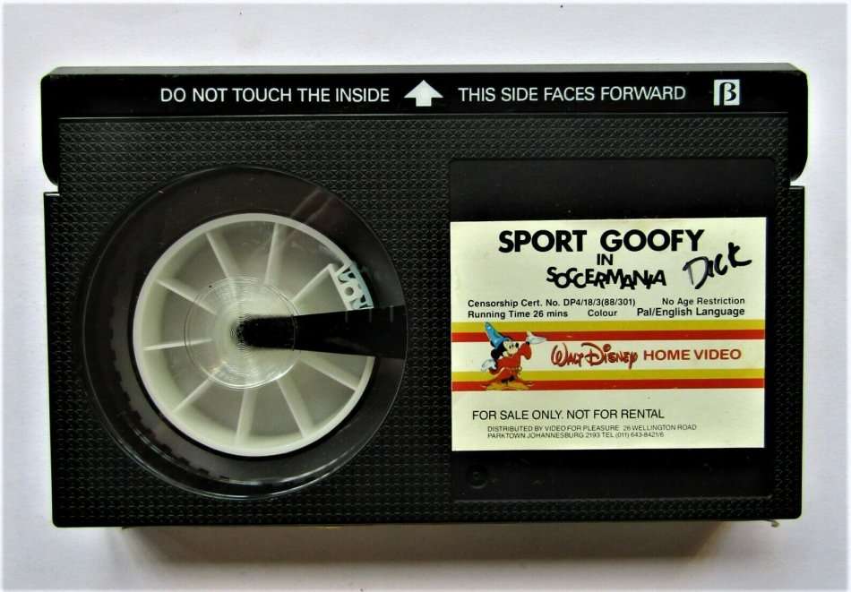 Sport Goofy in Soccermania - Walt Disney - BETA Video Tape (1988)