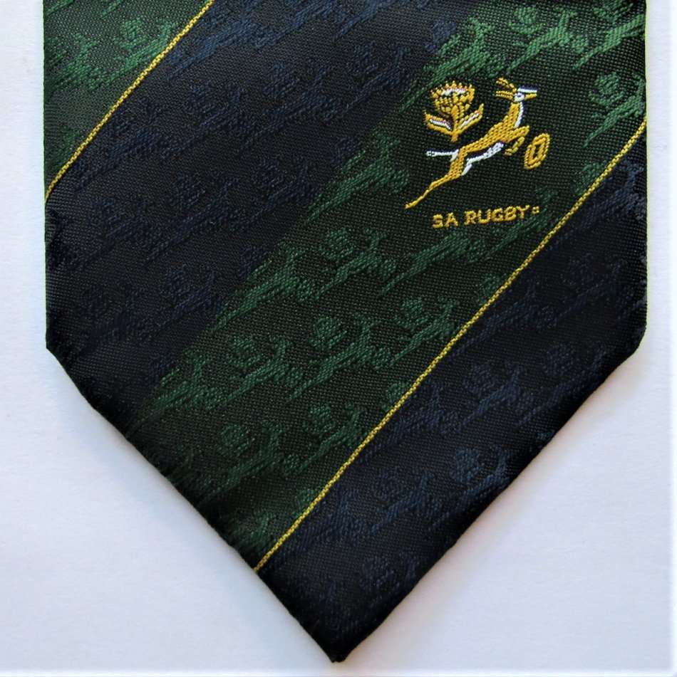 Old SARFU Springbok Rugby Neck Tie