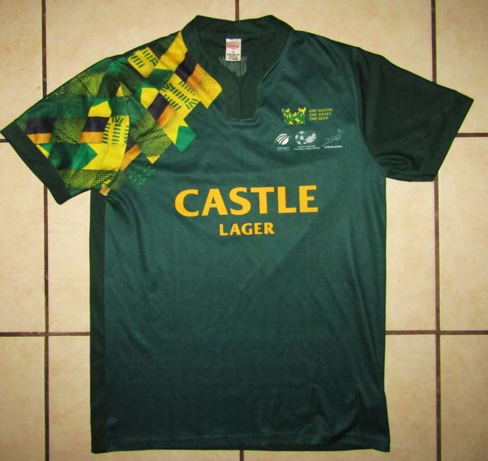 Old Castle Lager SA Cricket Football Rugby Jersey
