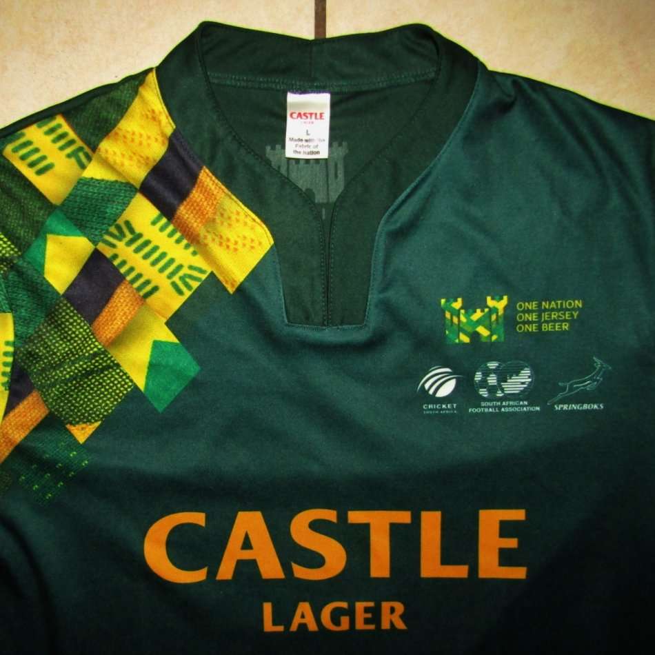 Old Castle Lager SA Cricket Football Rugby Jersey