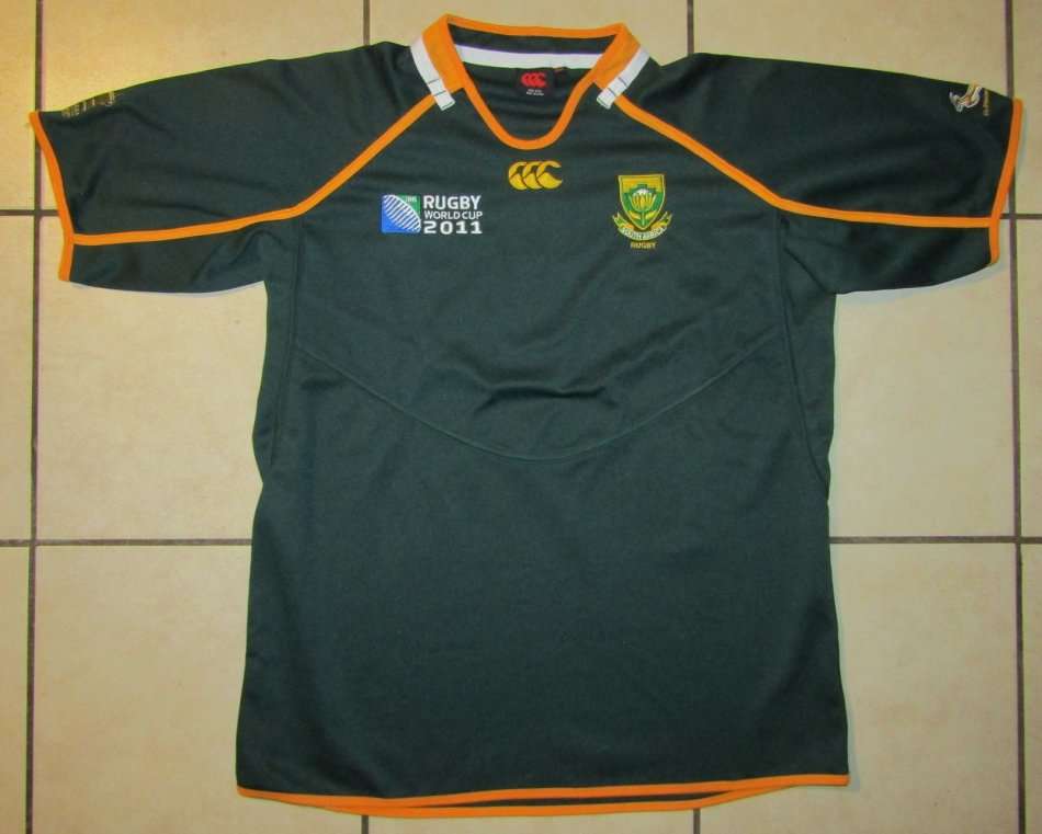 2011 World Cup Canterbury Springbok Rugby Jersey
