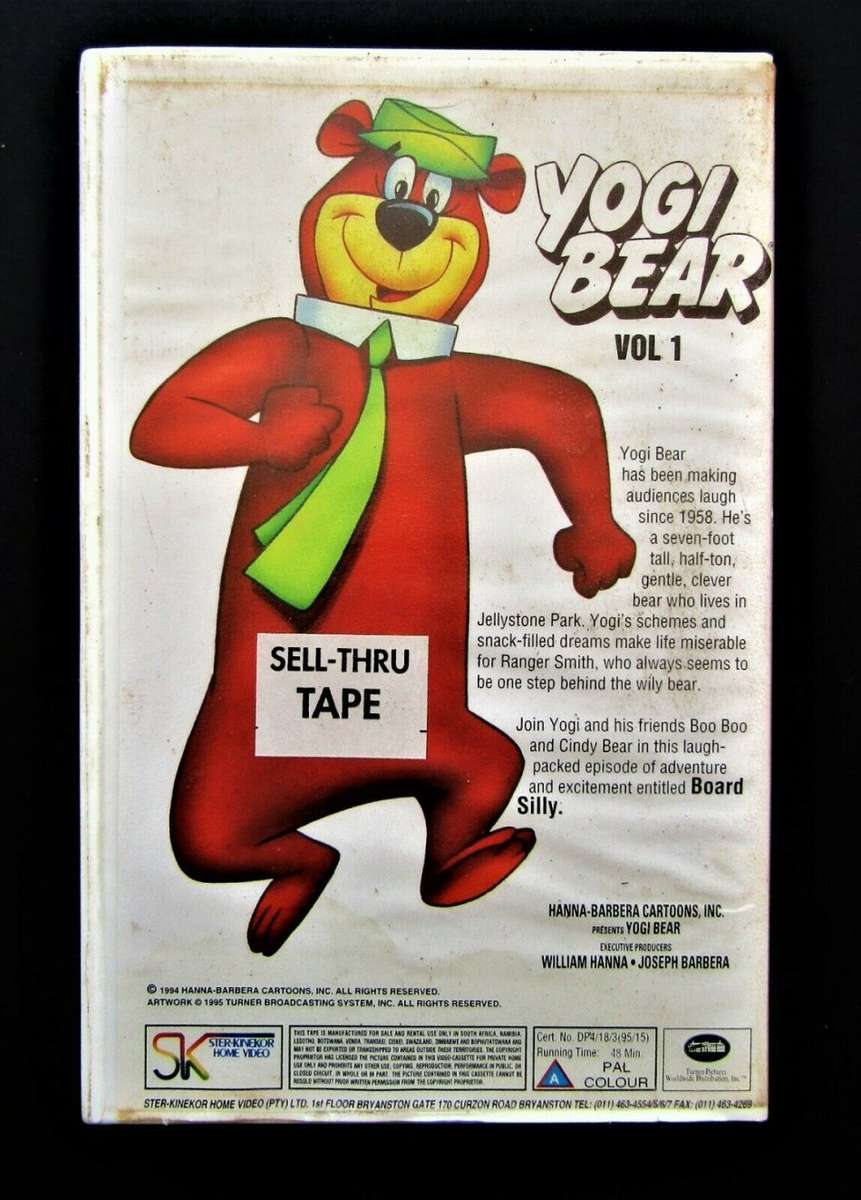 Yogi Bear - Volume 1 - VHS Tape (1995)