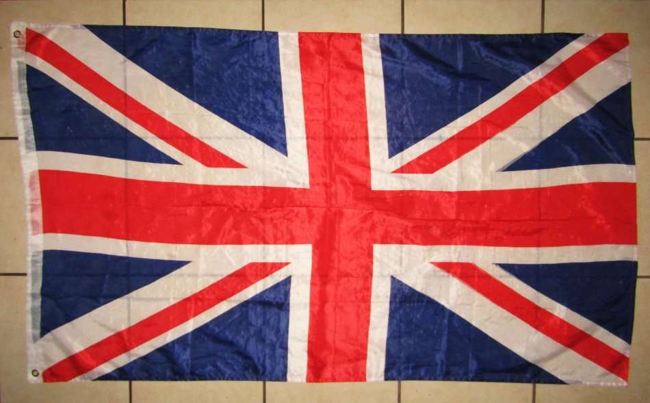 Large Old British Union Jack Flag