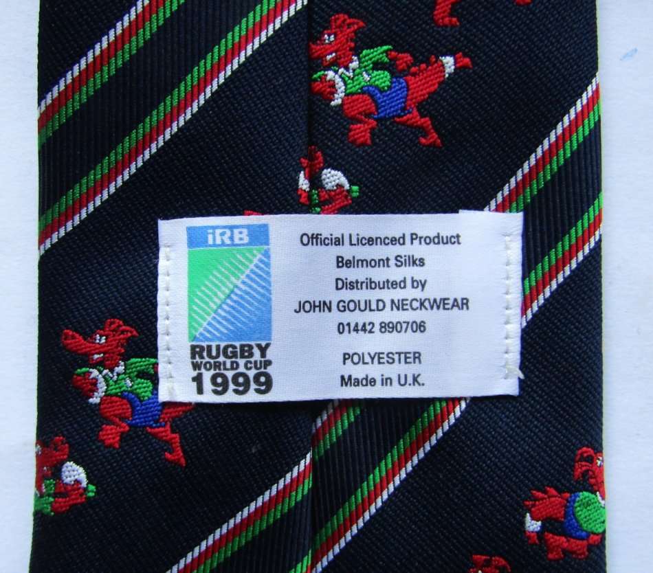 1999 Rugby World Cup Mascot Neck Tie