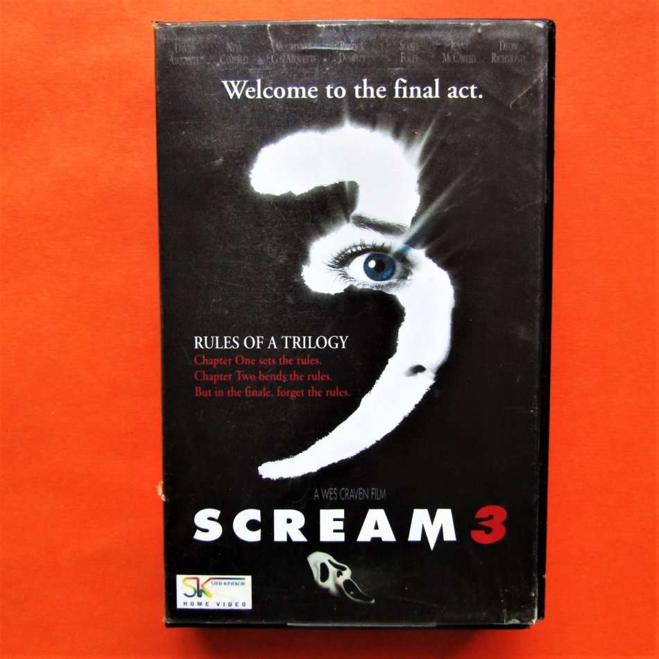 Scream 3 - David Arquette - Horror VHS Tape (2000)