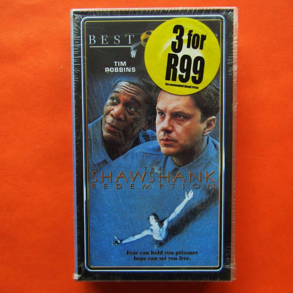 NEW Sealed - The Shawshank Redemption - VHS Tape (1994)