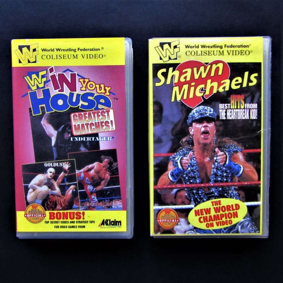 2 WWF Wrestling VHS Tapes From 1996