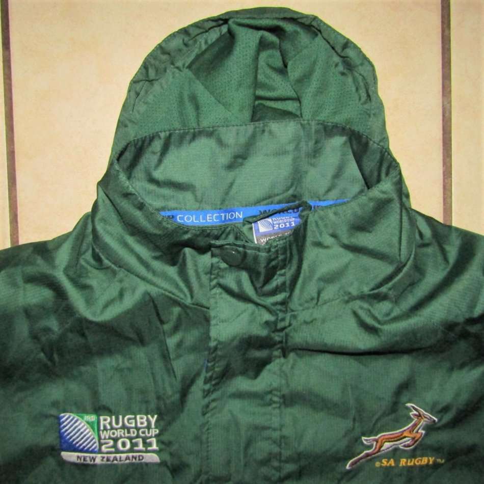 2011 World Cup SA Springbok Rugby Tracksuit Jacket