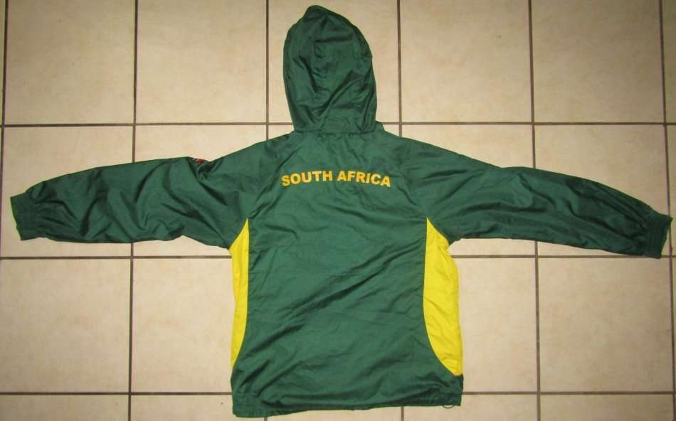 2011 World Cup SA Springbok Rugby Tracksuit Jacket