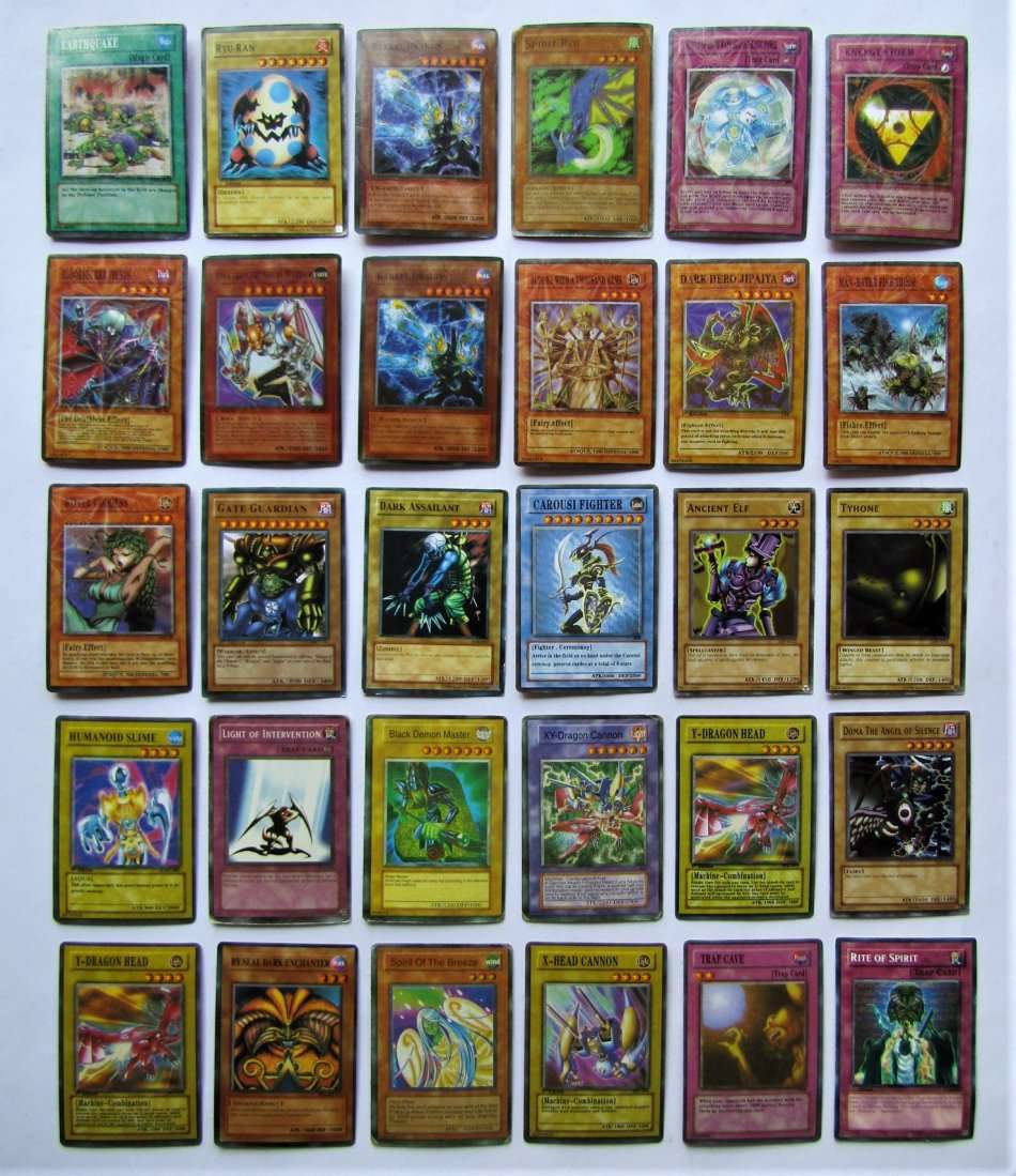 30 Old Yu-Gi-Oh! Trading Cards