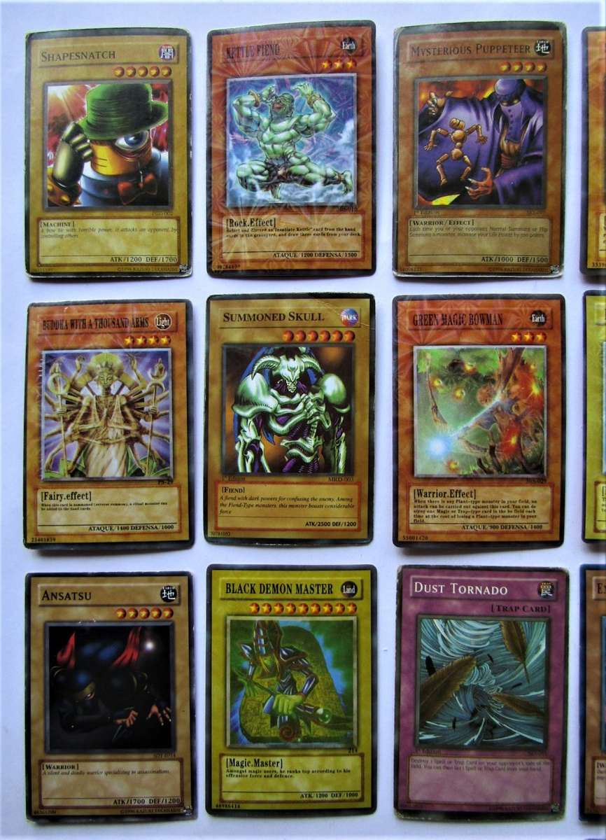 30 Old Yu-Gi-Oh! Trading Cards