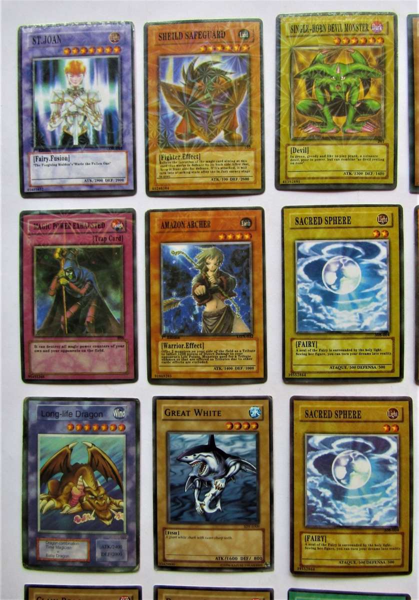 30 Old Yu-Gi-Oh! Trading Cards