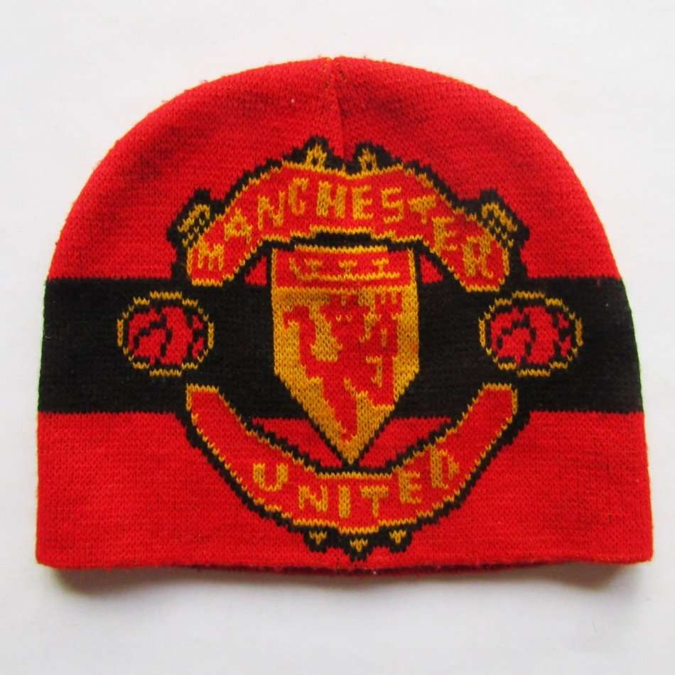 Manchester United Football Club Red Beanie Cap