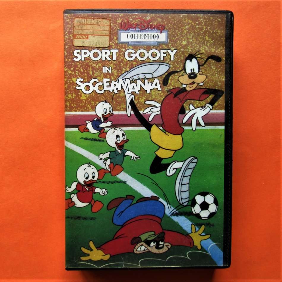 Sport Goofy in Soccermania - Walt Disney - VHS Tape (1988)