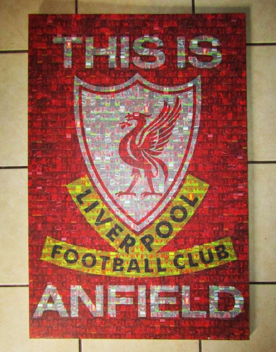 Large Liverpool Football Club Hardboard Display