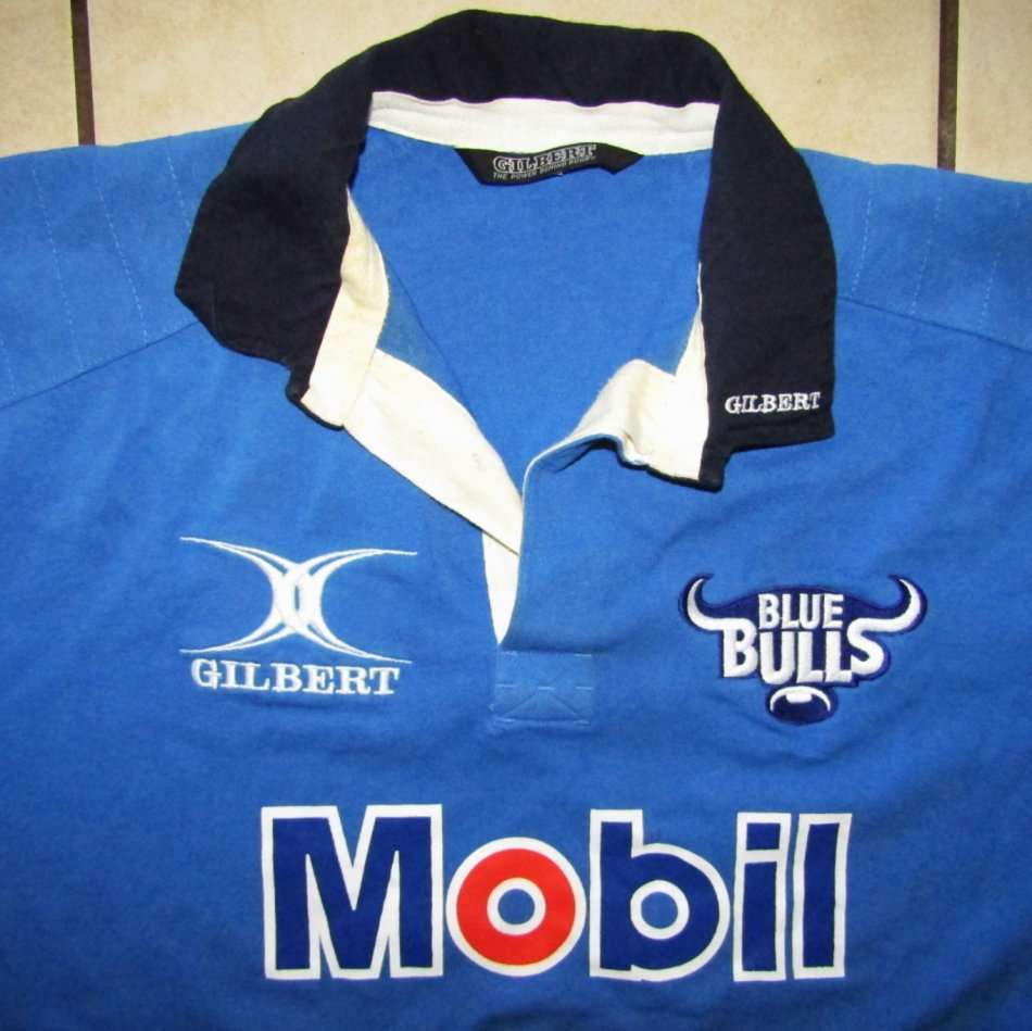 Old Mobil Sponsored Blue Bulls Rugby Jersey