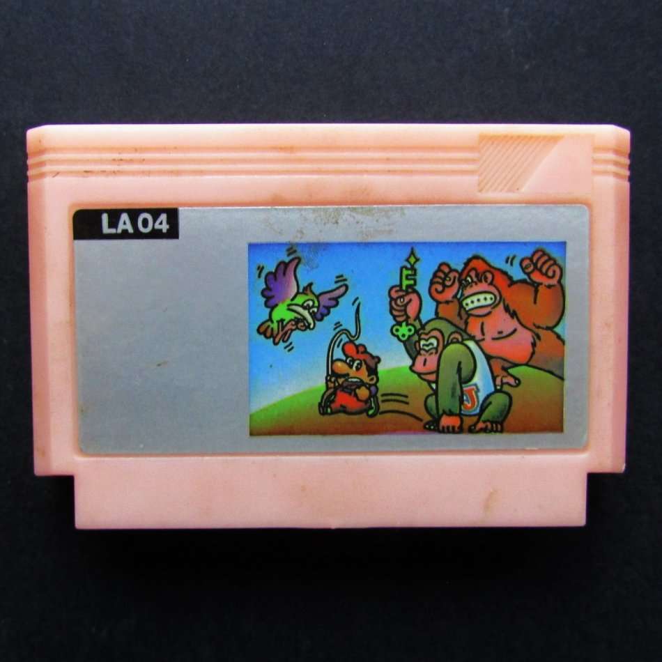 Old Donkey Kong 8 Bit TV Game