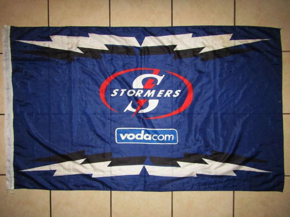 Large Stormers Rugby Flag