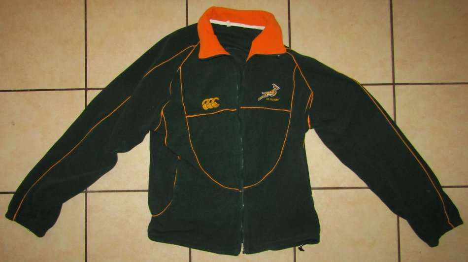 SA Springbok Rugby Tracksuit Jacket