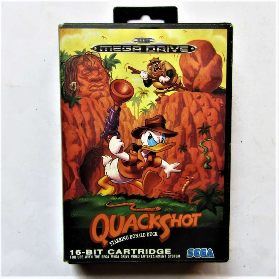 Case for a QuackShot SEGA Mega Drive Game (1991)