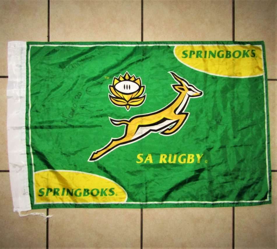 SA Springbok Rugby Flag