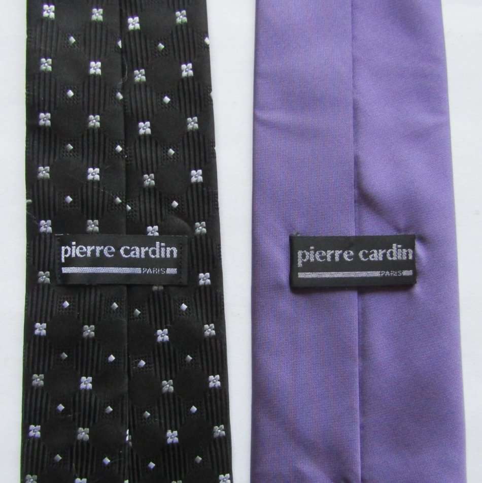 2 Pierre Cardin Paris Designer Neck Ties