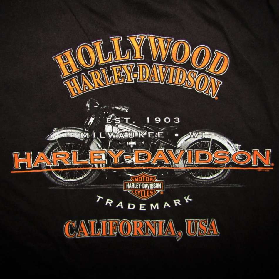 Genuine Harley Davidson Motorcycles Black T-Shirt