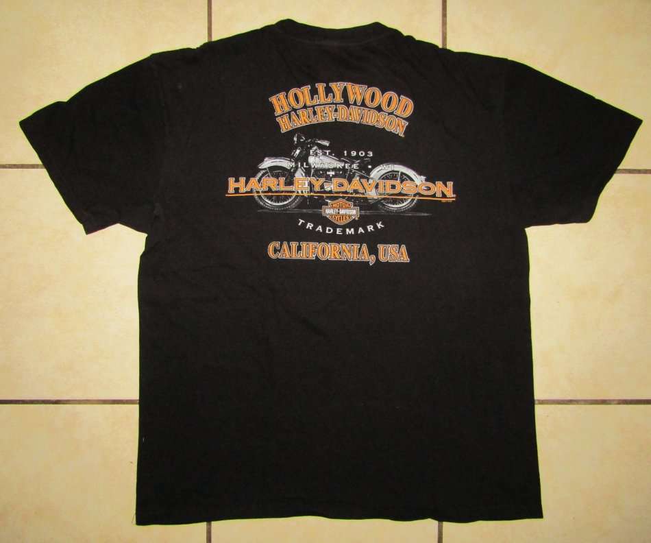Genuine Harley Davidson Motorcycles Black T-Shirt