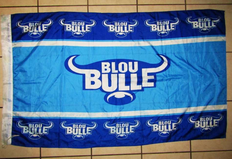Large Blou Bulle Rugby Flag