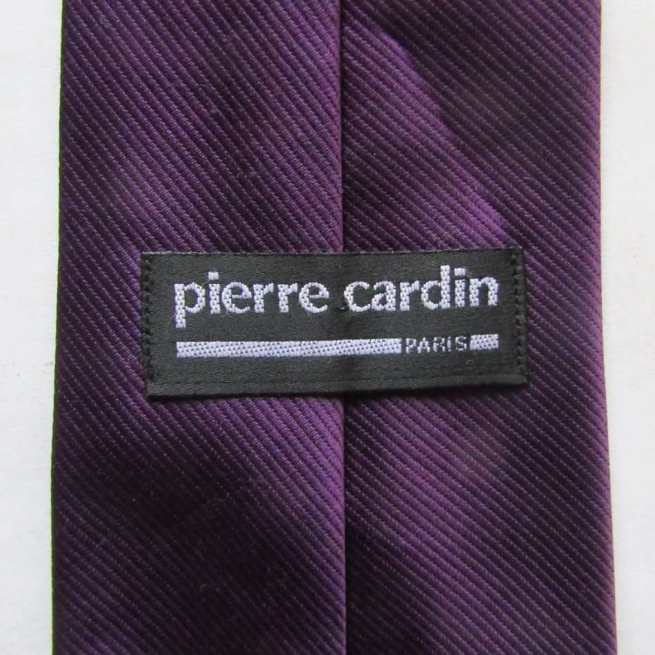 Pierre Cardin Paris Designer Purple Neck Tie