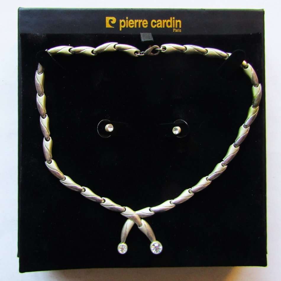 Pierre Cardin Paris Designer Necklace and Earrings Set