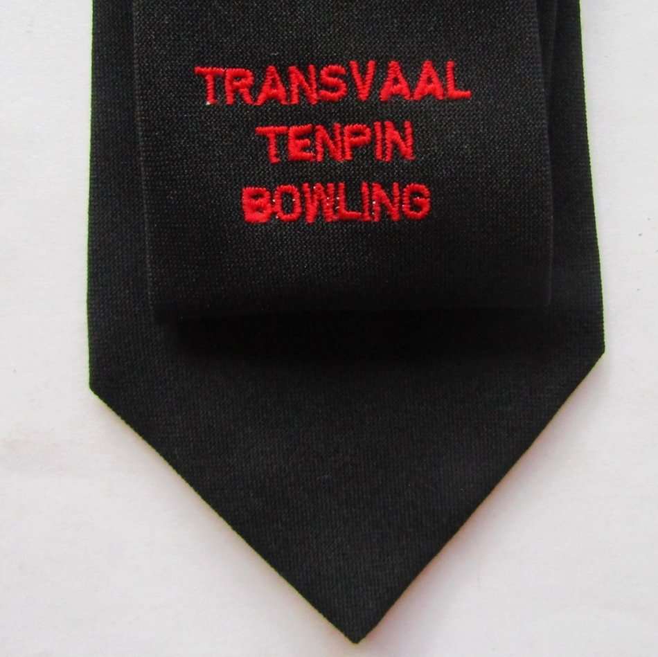 Old Transvaal Tenpin Bowling Neck Tie