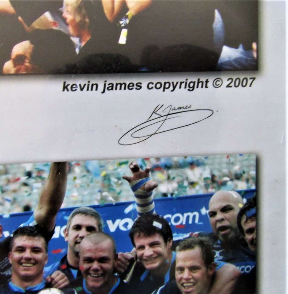 2007 Super 14 Final - Bulls vs Sharks - Framed Rugby Photo Display