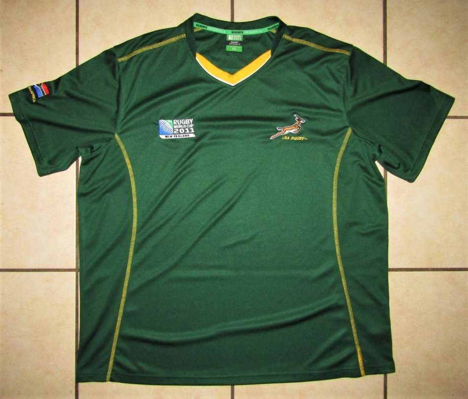 2011 World Cup Springbok Rugby Shirt