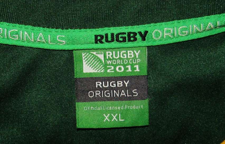 2011 World Cup Springbok Rugby Shirt