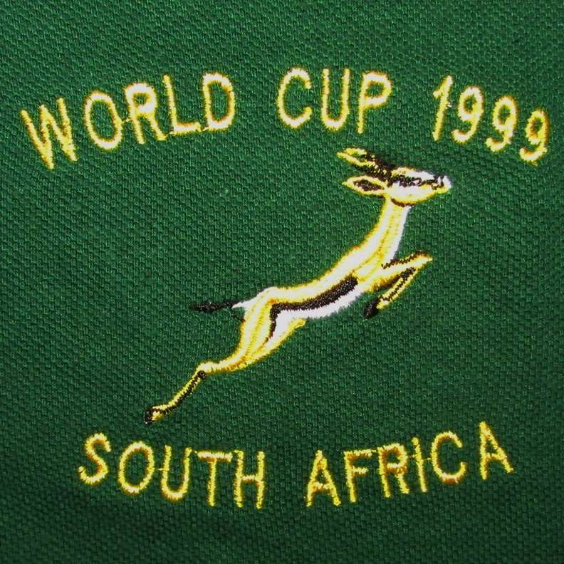 1999 World Cup Springbok Rugby Shirt
