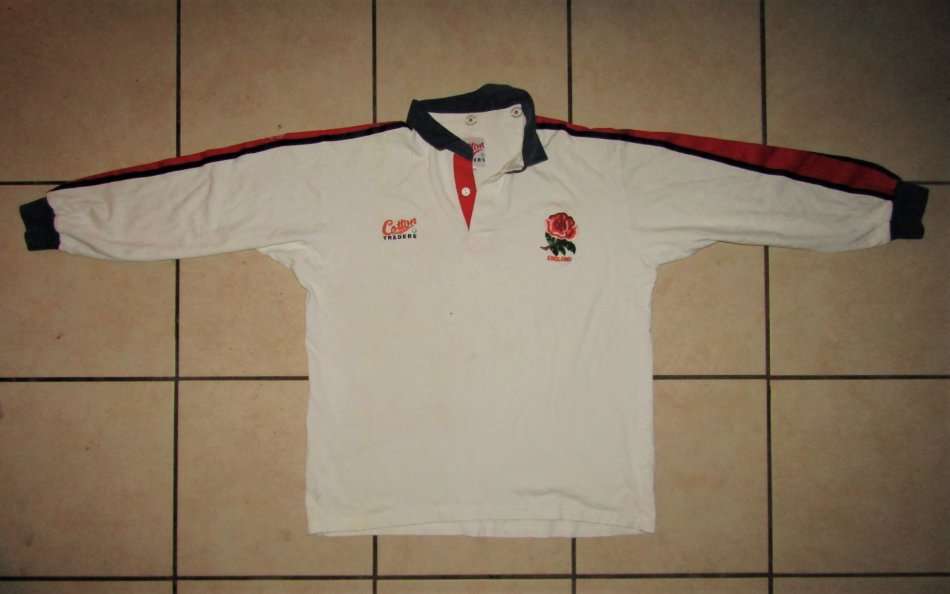 Old Long Sleeve England Rugby Jersey