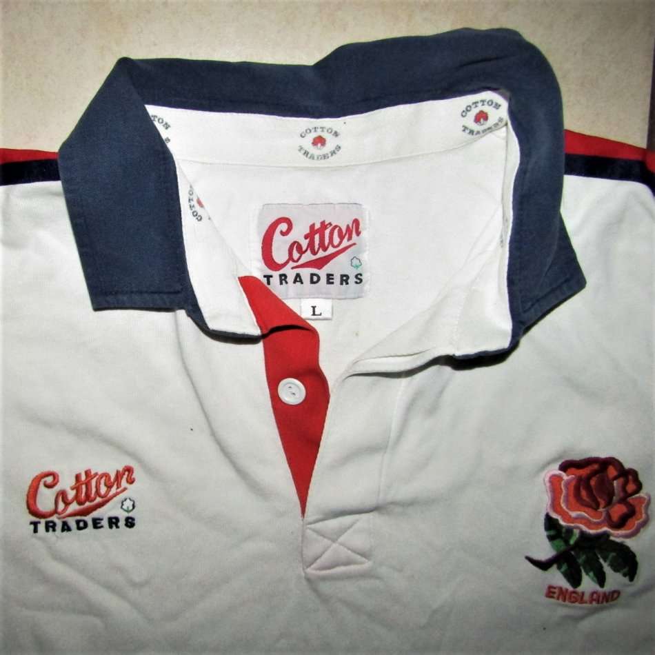 Old Long Sleeve England Rugby Jersey