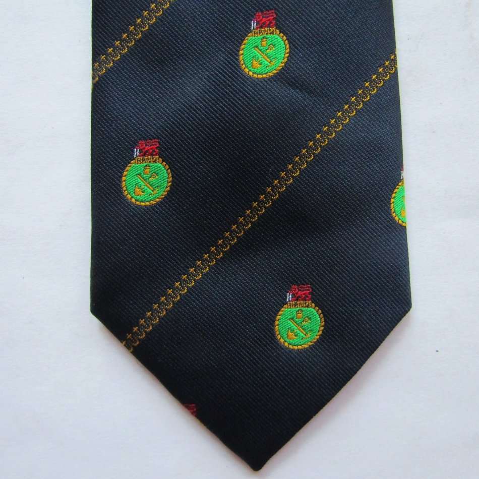 Old SA Navy Insignia Tie