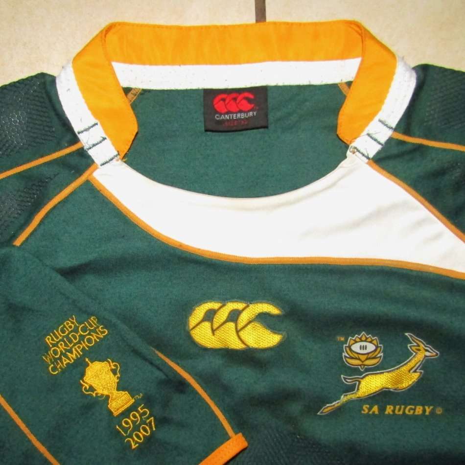 World Cup Champions Springbok Rugby Jersey