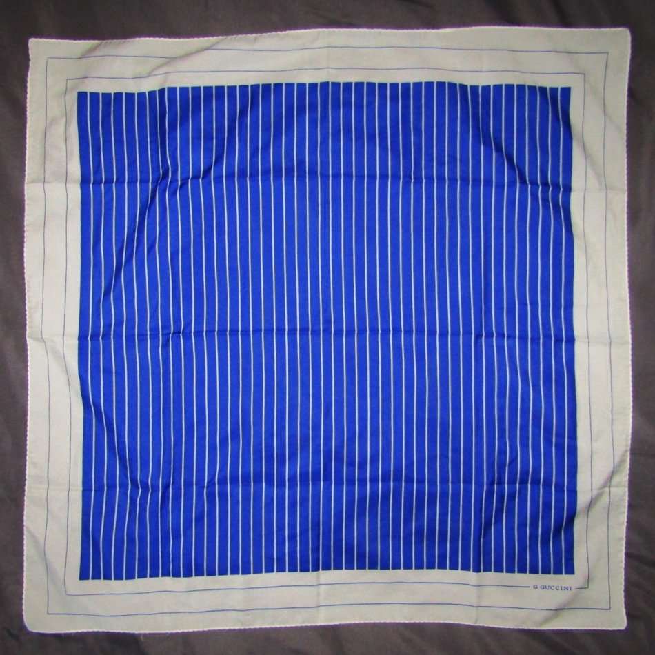 G. Guccini Designer Silk Scarf